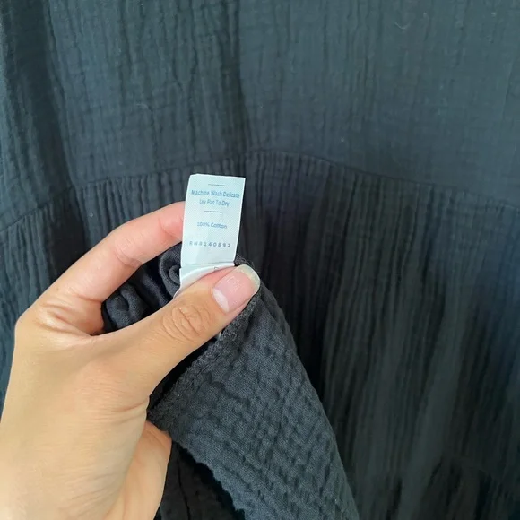 Marine Layer Corinne Double Cloth Maxi Dress - Picture 9 of 12